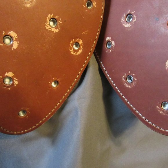 Mens Justin Golf Shoes Classic Saddle Brogue Leather Sz 12 EE main image 5